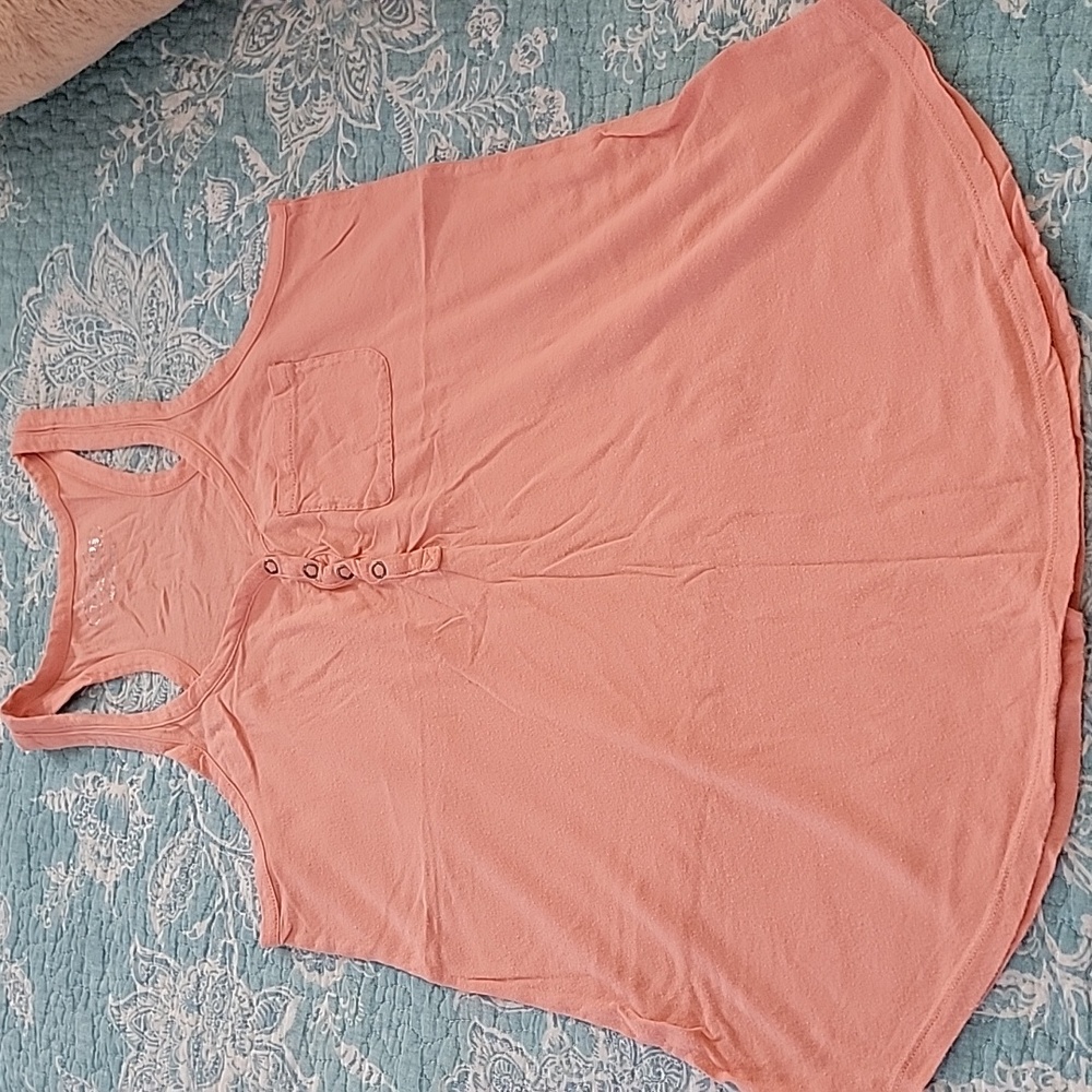 Maurices peach henley tank